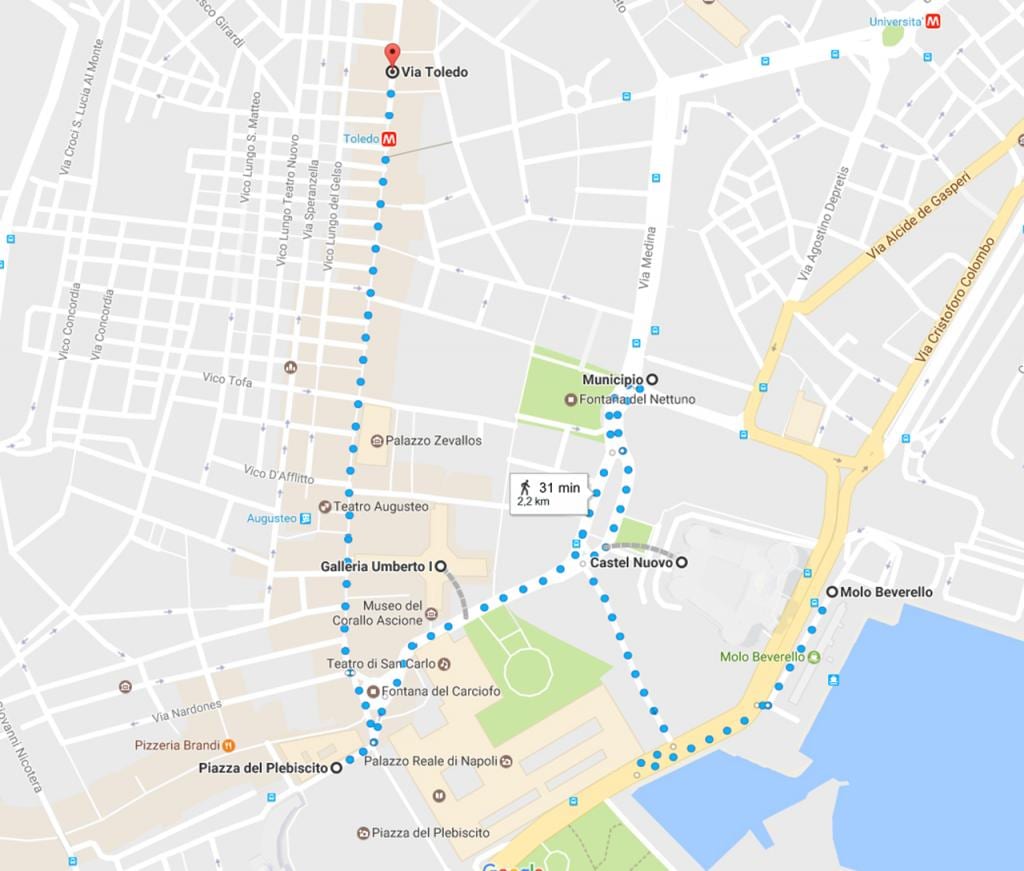 naples walking tour peta
