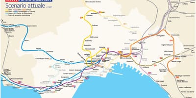 Peta dari naples metro